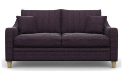 Heart of House Newbury Tweed Fabric Sofa Bed - Purple